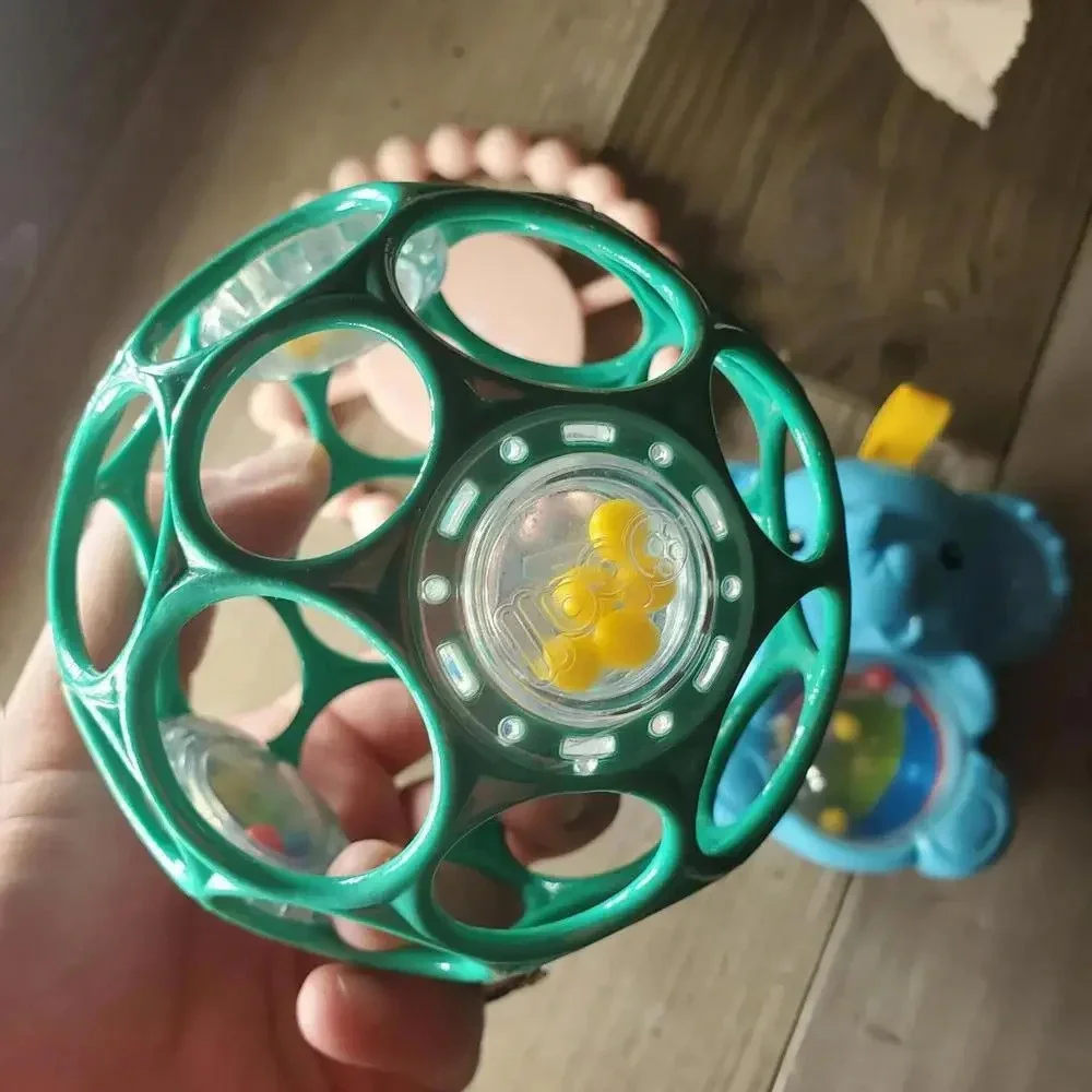 Baby Teether Rattle Toy Bundle 3 Pc EUC